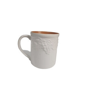 Vintage Ceramic Coffee Mug Cup w/ Fruit Design